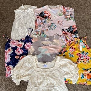 Lot of spring/summer shirts, size large